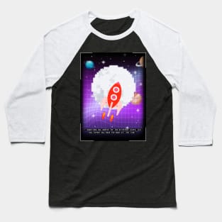 ROCKET SPACE 8BIT Baseball T-Shirt